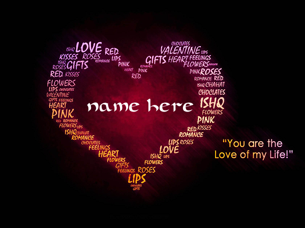 Photo of Write your name on a heart love quotes