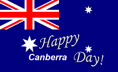 Photo of Happy Canberra day wishes with name