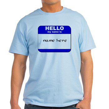 Photo of write your name on your shirt