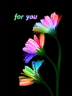 Photo of write name on animated flower for you