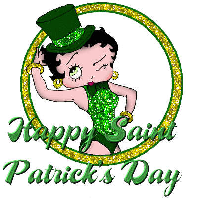 Happy St Patricks Day GIFs with name - love background frame