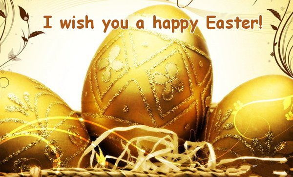 Photo of Write name on I wish you a happy Easter