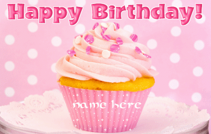 bf6d427dc6fd0f19d398256e6344ac - add name on pink cake for birthday photo