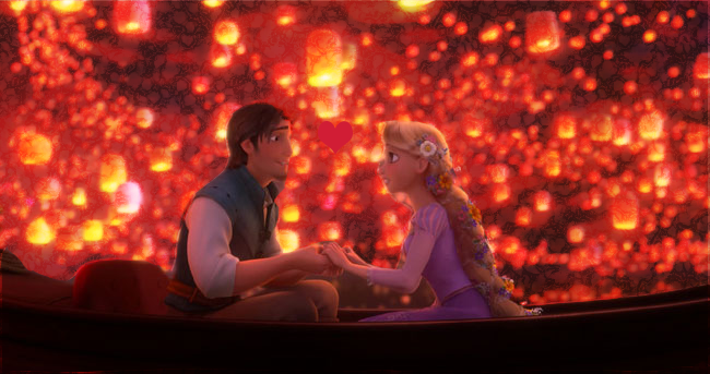 Photo of write your names on gif  tangled lovers ship