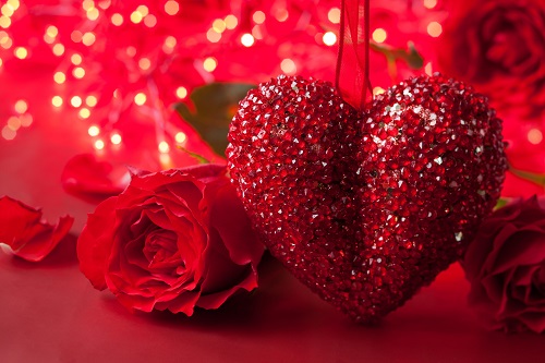 glitterredheart - write name on romantic red flower