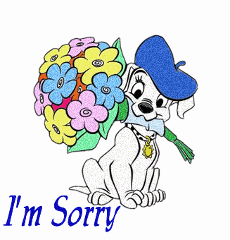 I am Sorry animated gif - good morning photos and quotes