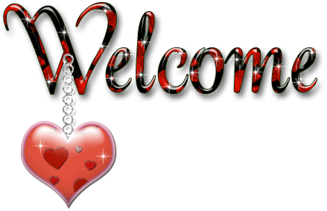 Welcome - photo frame red flower symbol of love
