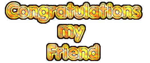 congratulations my friend - write your name and your message on gif christmas gift gif card