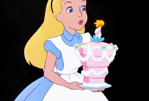 happy birthday from alice - the fairy lake kids cartoon photo frame