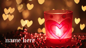 Photo of add text to lovers candle gif image
