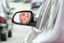 car mirror misc photo frame 220x150 - baby car kids cartoon photo frame