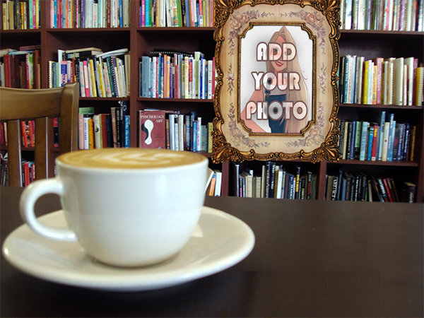 coffee at library mug photo frame 1 - coffee at library mug photo frame