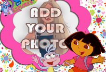 dora friends kids cartoon photo frame 220x150 - i love you in other languages photo