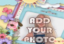 my album kids cartoon photo frame 220x150 - write your name on happy Indian Engagement