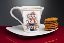 white with beskuit mug photo frame 220x150 - write your name on your mcdonalds favorite fast food photo