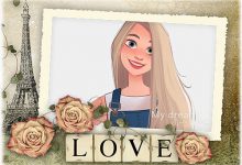 lovely flower photo frame romantic frame 220x150 - write your name on good afternoon animated gif