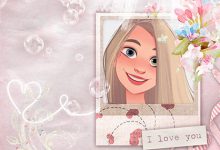 romantic frame romantic frame 220x150 - write your name on i love you so much
