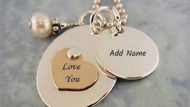 Photo of Write name on gold necklace