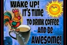 good morning photo wake up its time to drink coffe photo 220x150 - Write name on I wish you a happy Easter