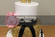 add name on 21st birthday cake photo 220x150 - Write any name on a rose and red heart