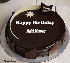 add name on chocolate birthday cake – Namegif.com