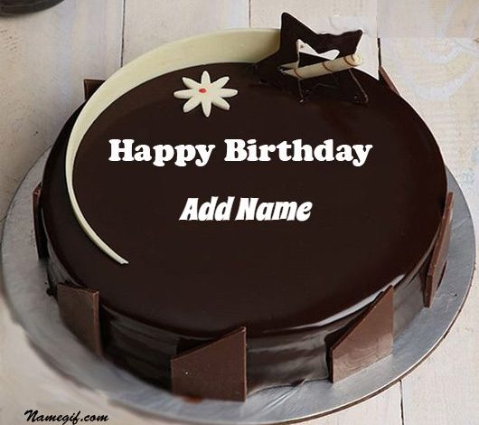 add name on chocolate birthday cake – Namegif.com