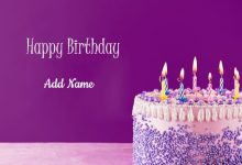 add name on the luxurious cake photo 220x150 - i fall for you photo