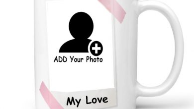 Photo of add you photo on cute mug with my love word