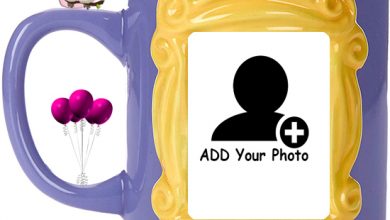 Photo of add your photo on love birds mug frame