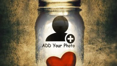 Photo of add your photo on love jar photo frame