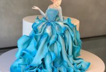 elsa cake photo 220x150 - write your name on Birthday gif card for friends With Name on it
