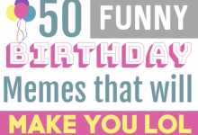 6940 silly birthday memes 220x150 - Write name on Happy Anniversary
